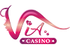 Logo VIA — penyedia kasino langsung resmi Musang178